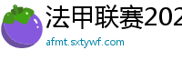 法甲联赛2023-2024赛程